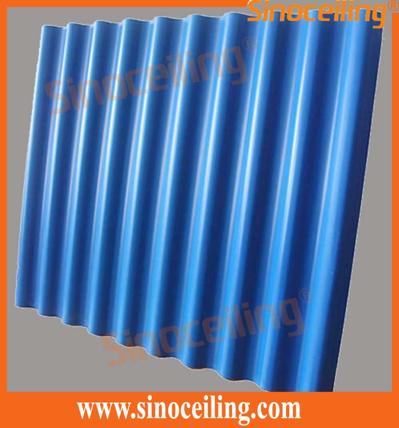 pvc corrugated roofing circular