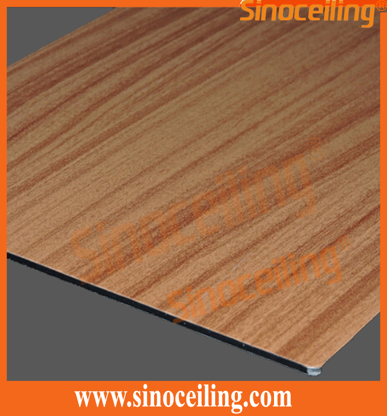 wooden aluminum composite panel